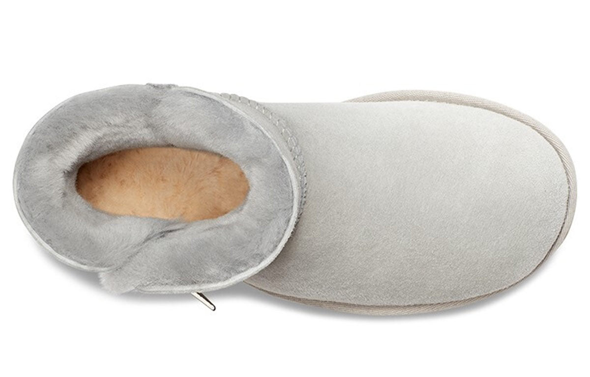 (WMNS) UGG Mini Bailey Star Gray White 1108930-GRV