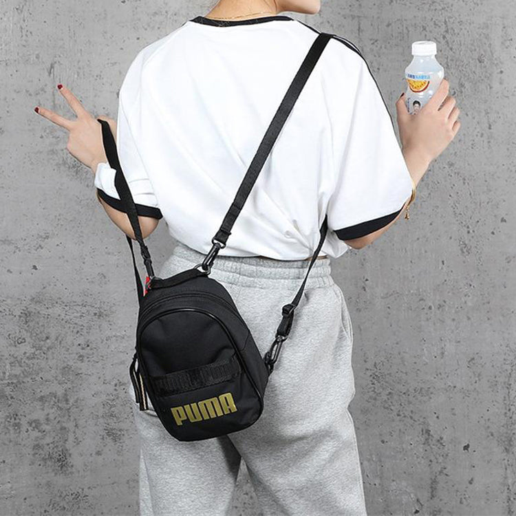 (WMNS) PUMA Core Base Mini Bag 'Black Gold' 077139-01