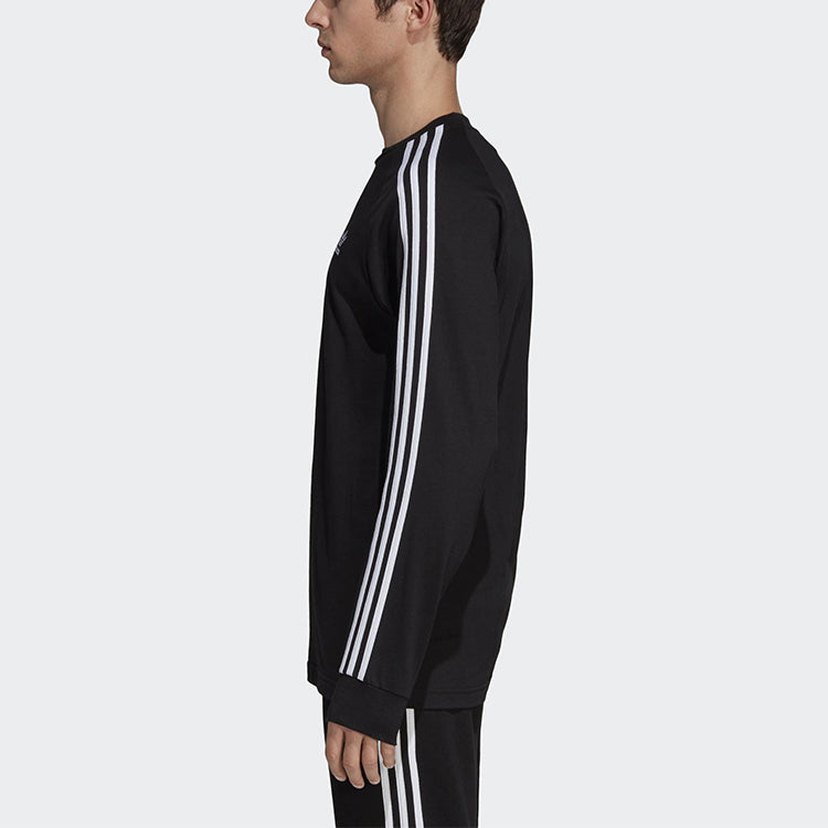 adidas originals Classic Round Neck Cozy Long Sleeves Black DV1560