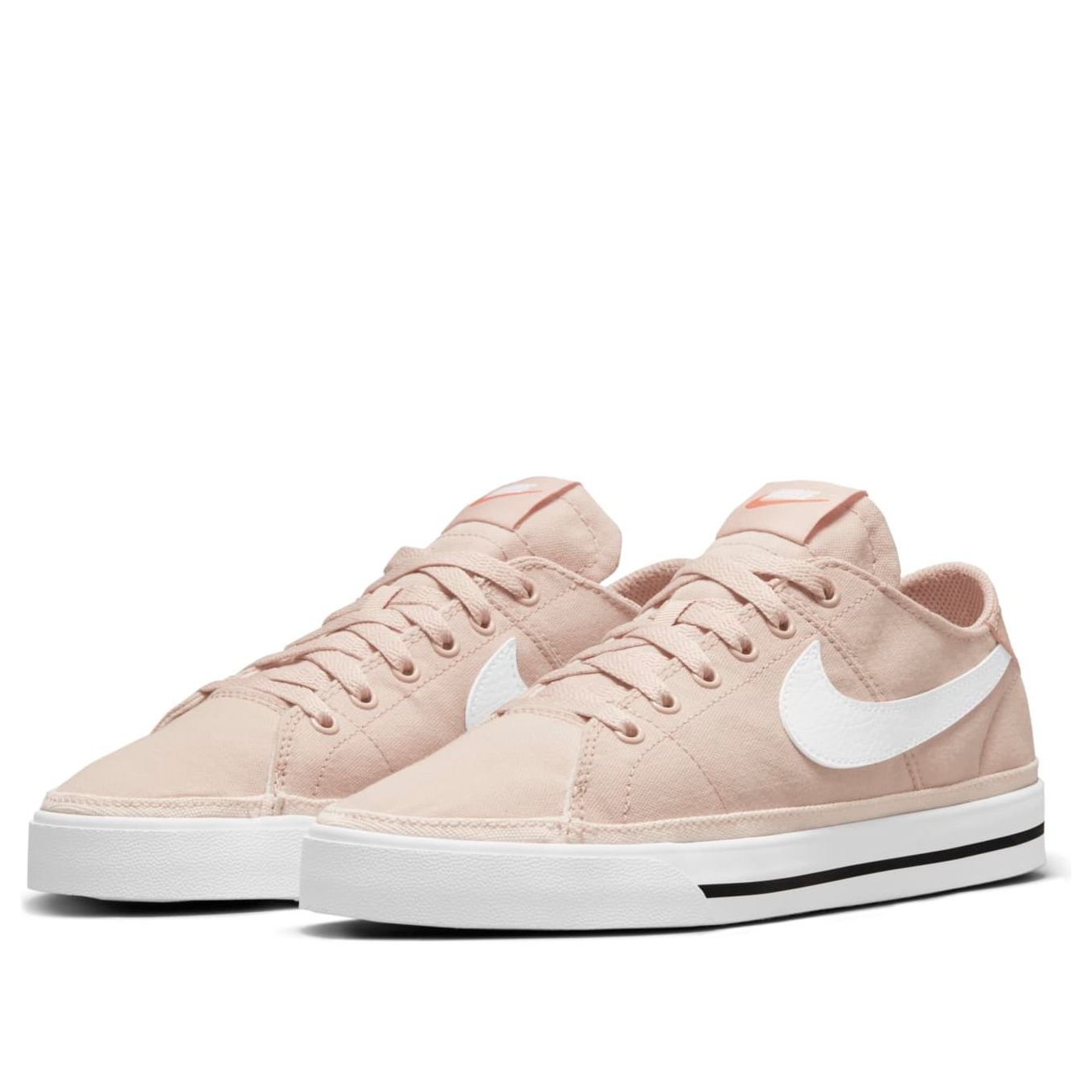 (WMNS) Nike Court Legacy Canvas Skate Shoes Pink/White CZ0294-602