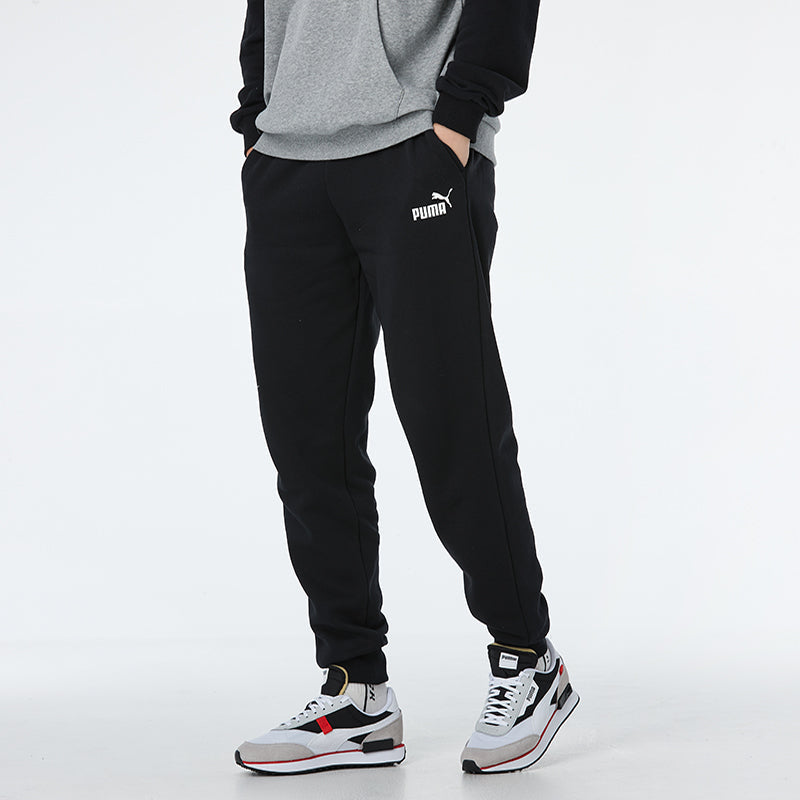 PUMA Ess Logo Pants Fl Cl Pants 'Black' 846385-01