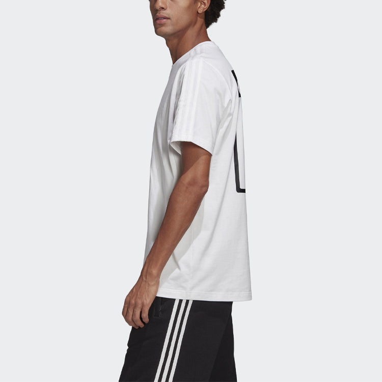 adidas originals Flame Printing Short Sleeve White GK5905