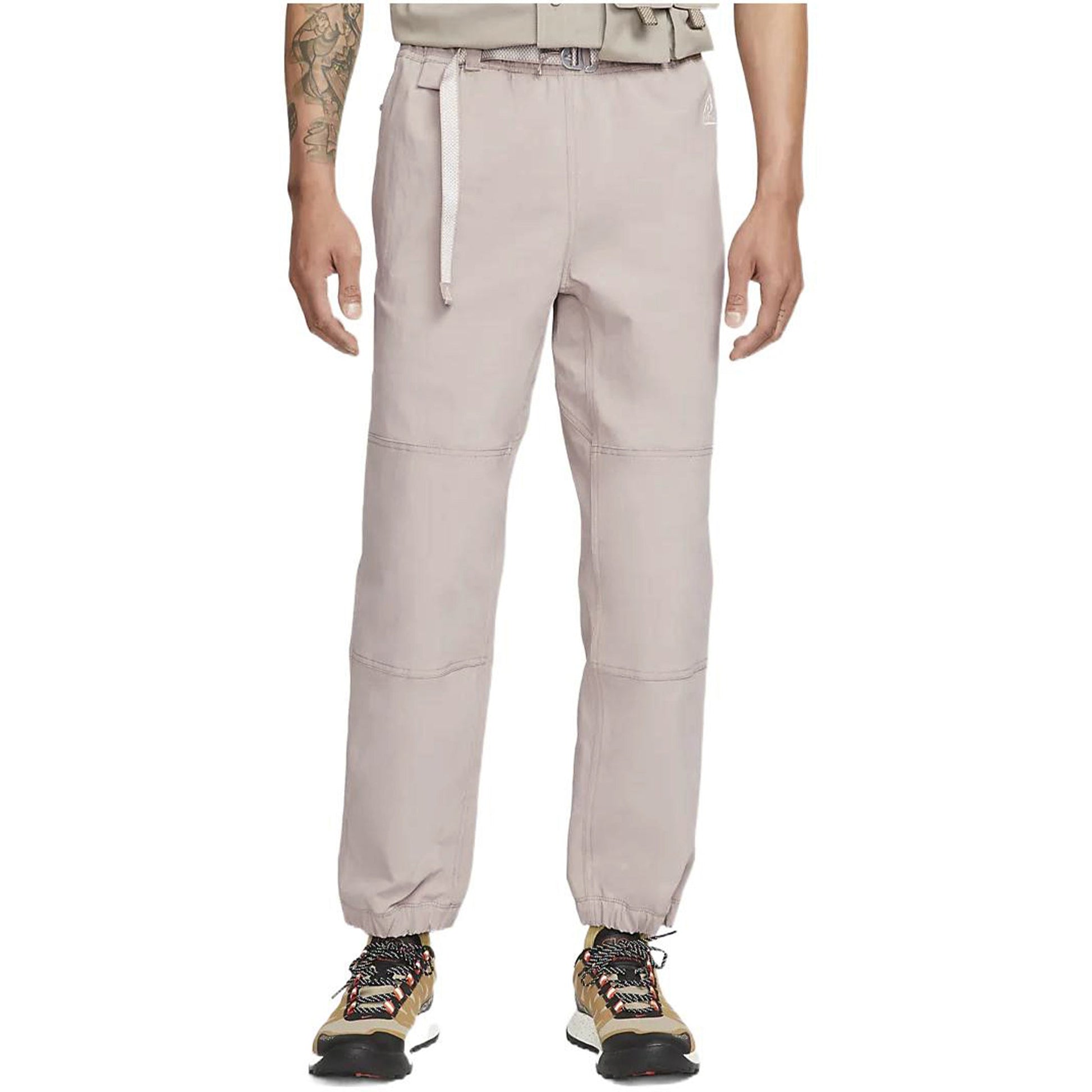 Men's Nike ACG Solid Color Belt Breathable Casual Long Pants/Trousers Yellow CV0661-245