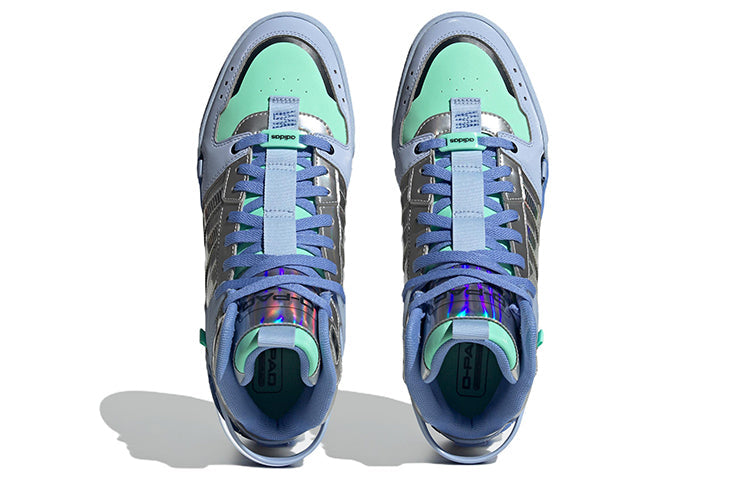 adidas Neo D-PAD Mid Shoes 'Blue Metallic Silver' HQ7026