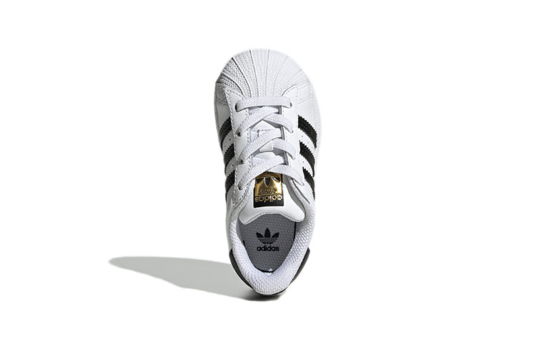 (TD) adidas Superstar Infant 'White Black' FU7717