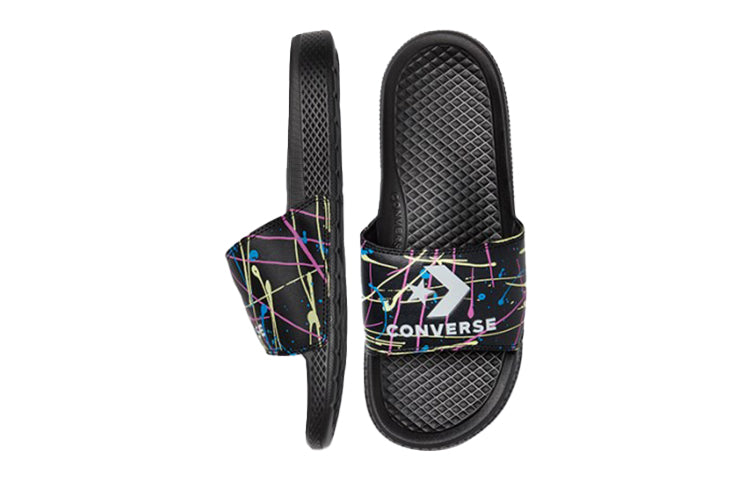 Converse Chuck Taylor All Star Slide Paint Splatter 'Black Pink' 170820C