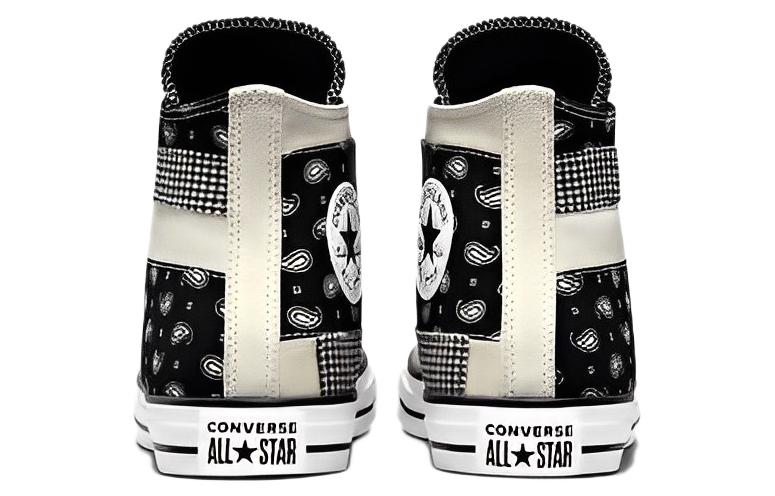 Converse Chuck Taylor All Star High Top Hacked Patterns 'Black Paisley' A05056C