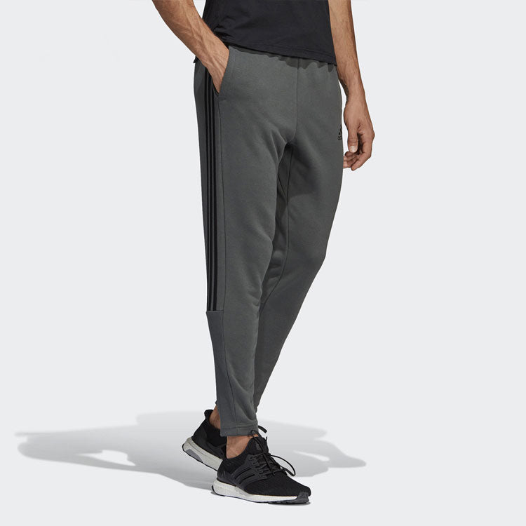 adidas Outdoor Running Sports Knit Long Pants Gray DT9900