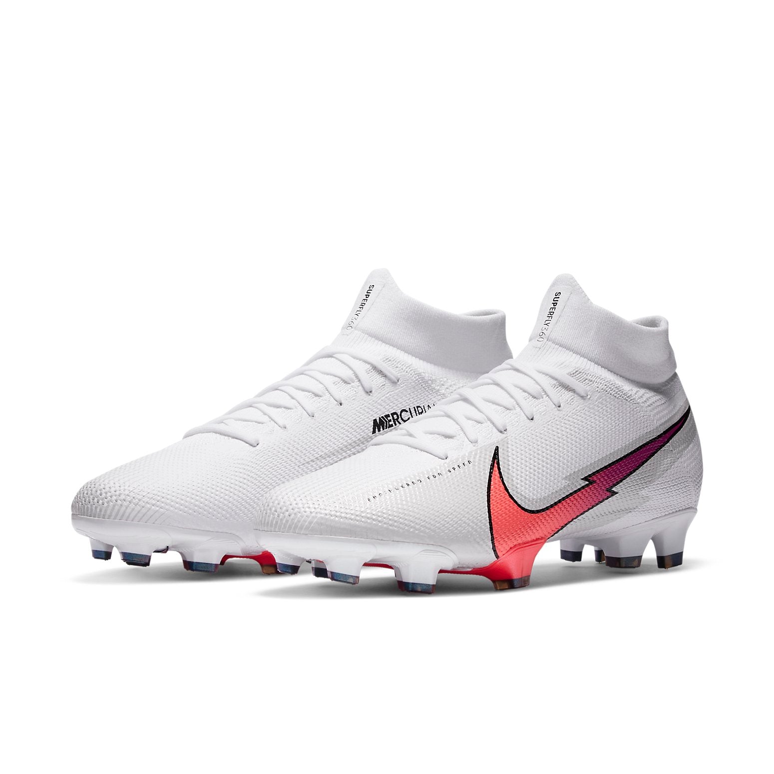 Nike Mercurial Superfly 7 Pro FG 'White Flash Crimson' AT5382-163