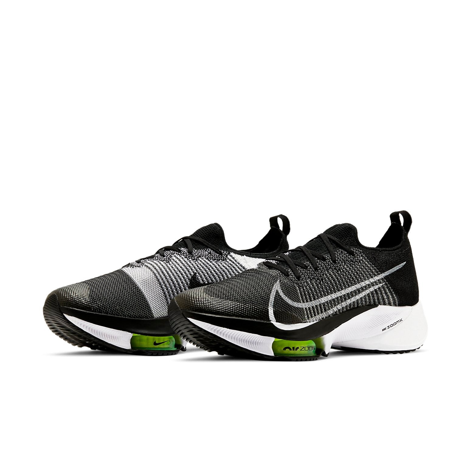 Nike Air Zoom Tempo NEXT% Flyknit 'Black White Volt' CI9923-001