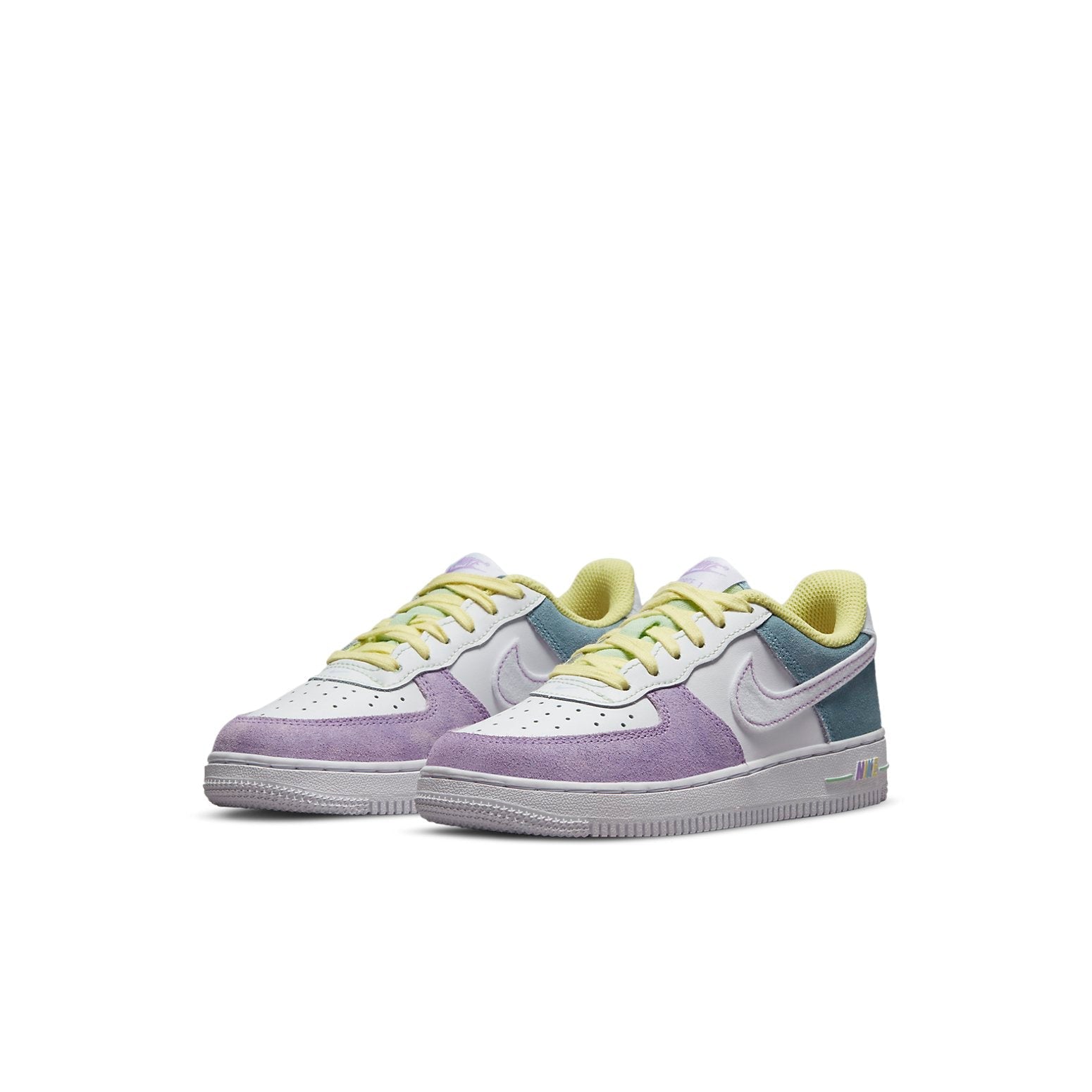 (GS) Nike Air Force 1 'Easter White Purple Green' DQ8598-100