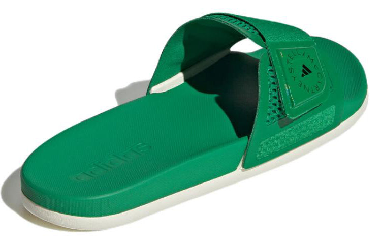 (WMNS) adidas Slides x Stella Mccartney 'Green Black' GX9852