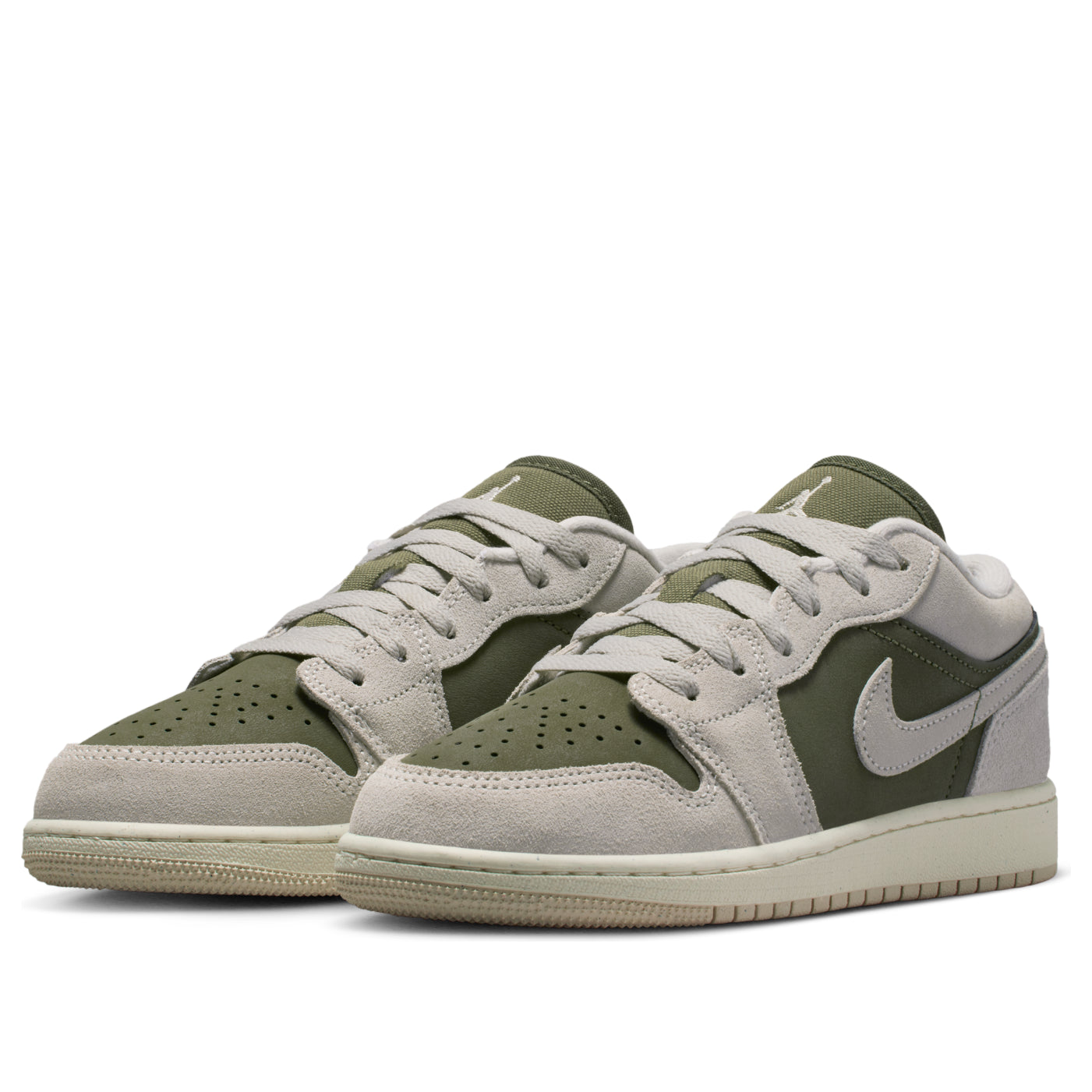 (GS) Air Jordan 1 Low SE 'Medium Olive Sail' HV4396-201