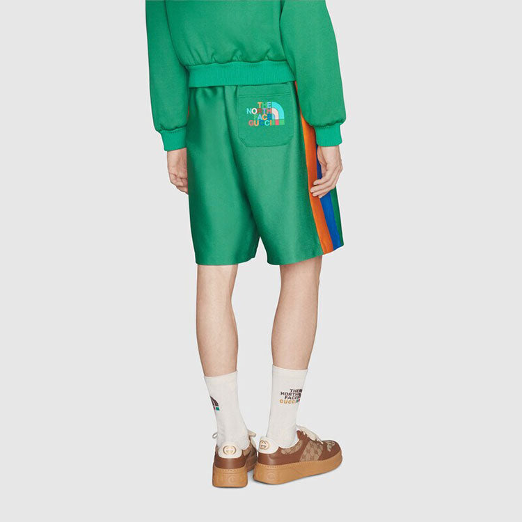 Gucci x The North Face Nylon Shorts 'Green' 676596-XJDWQ-3334