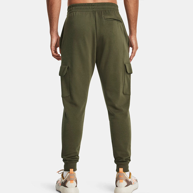 Under Armour Rival Fleece Cargo Joggers 'Olive Green' 1382134-390
