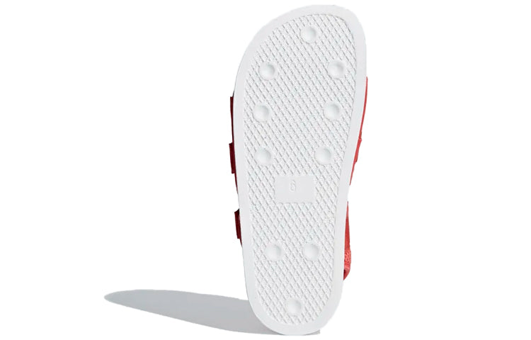 (WMNS) adidas originals Adilette Sandal 2.0 'Red' AQ1126