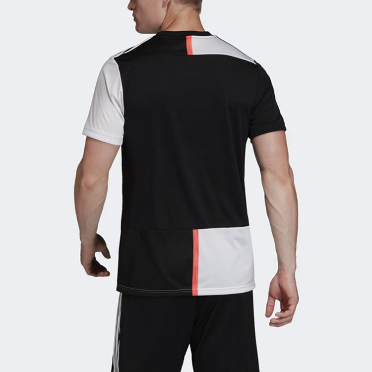 adidas Juve H Jsy Juventus Home Sports Soccer/Football tournament Jersey Short Sleeve Colorblock DW5455