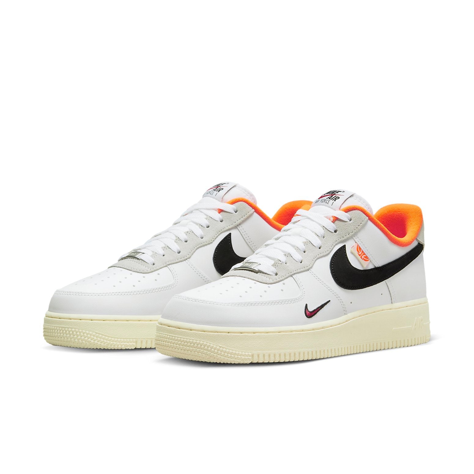 Nike Air Force 1 '07 LV8 'Hoops Pack - White Total Orange' DX3357-100