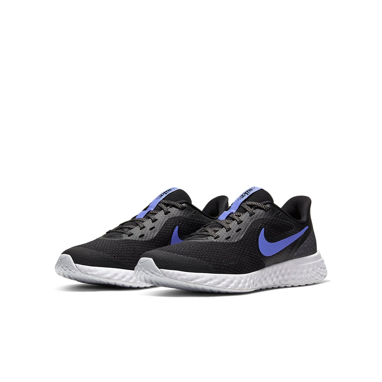 (GS) Nike Revolution 5 Glitter 'Black Blue' CD6840-041