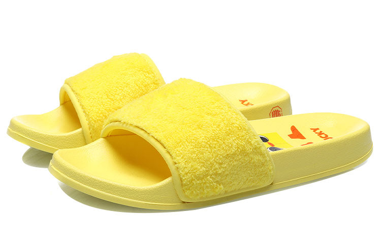 (WMNS) Li-Ning x Disney Ducky Sport Slides 'Yellow' ABTR008-3