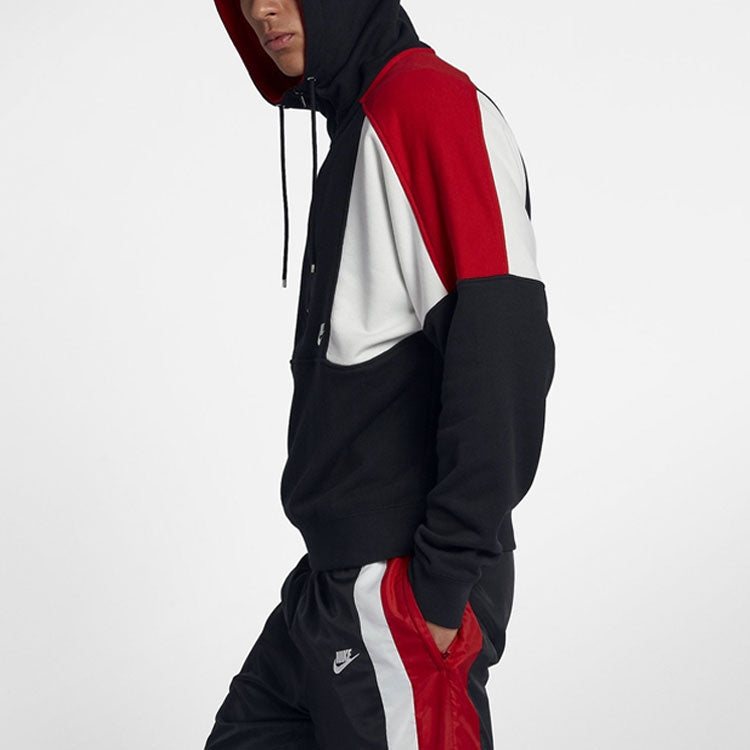 Nike Casual Sports Splicing Contrasting Colors Jacket Black AQ2066-010