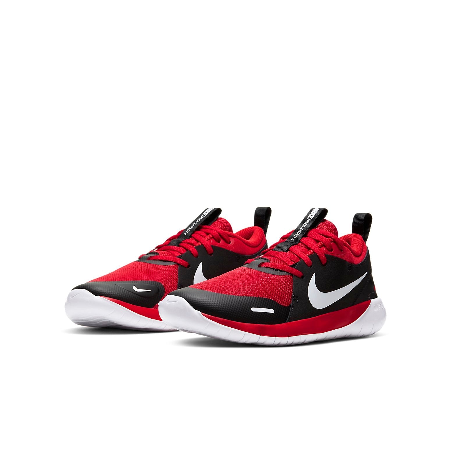 (GS) Nike Flex Contact 4 'Black Red' CJ2074-600