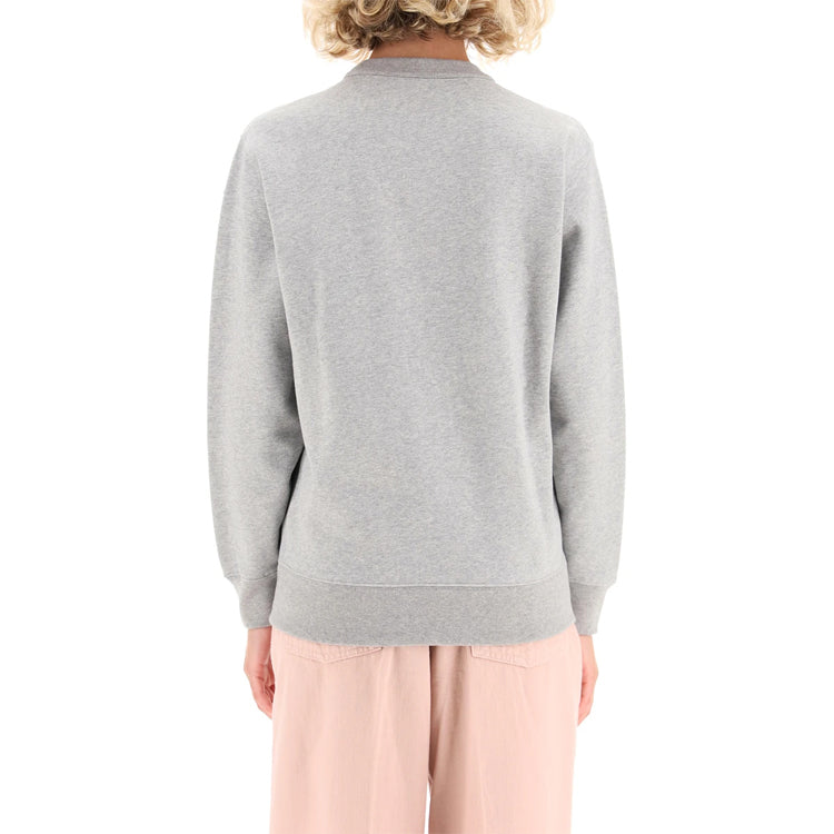 (WMNS) KENZO FW20 Cotton Embroidered Logo Pattern Fleece Lined Pearl Gray Hoodie FA62SW8204MO-94