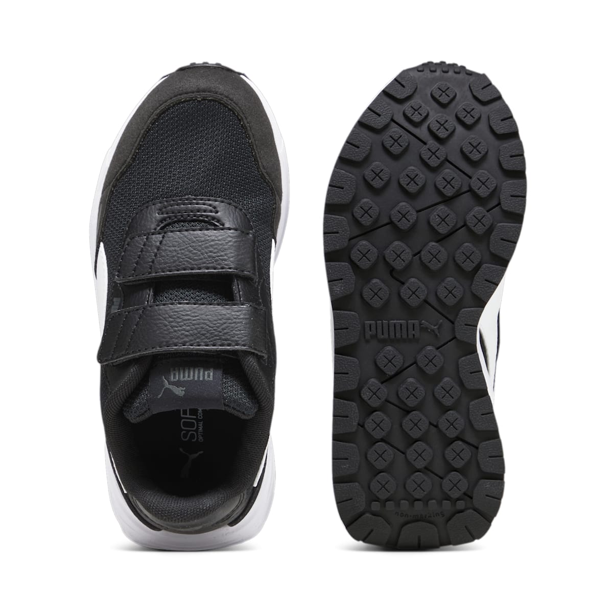 (PS) PUMA Runtamed V 'Black White' 393935-01