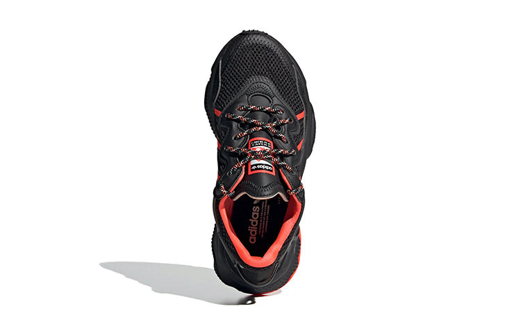 (GS) adidas originals Ozweego J 'Black Red' FW6203