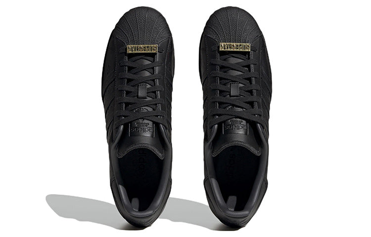 adidas Superstar 'Allover Debossed Trefoils - Black' GY0026