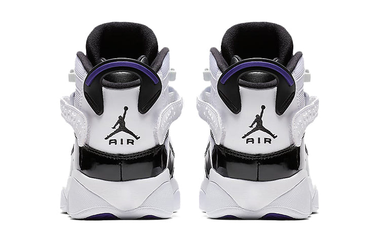 (GS) Air Jordan 6 Rings 'White Black' 323419-104