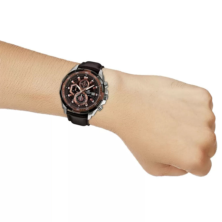 CASIO EDIFICE Serieses Men's Mens Brown Analog EFR-539L-5AV