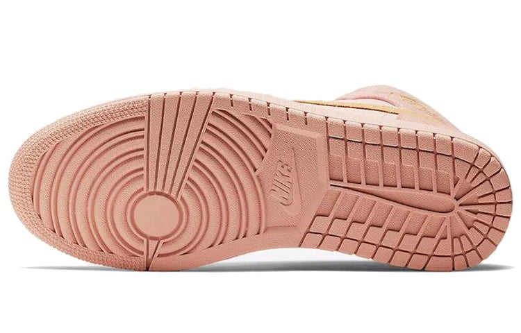 Air Jordan 1 Mid 'Coral Gold' 852542-600