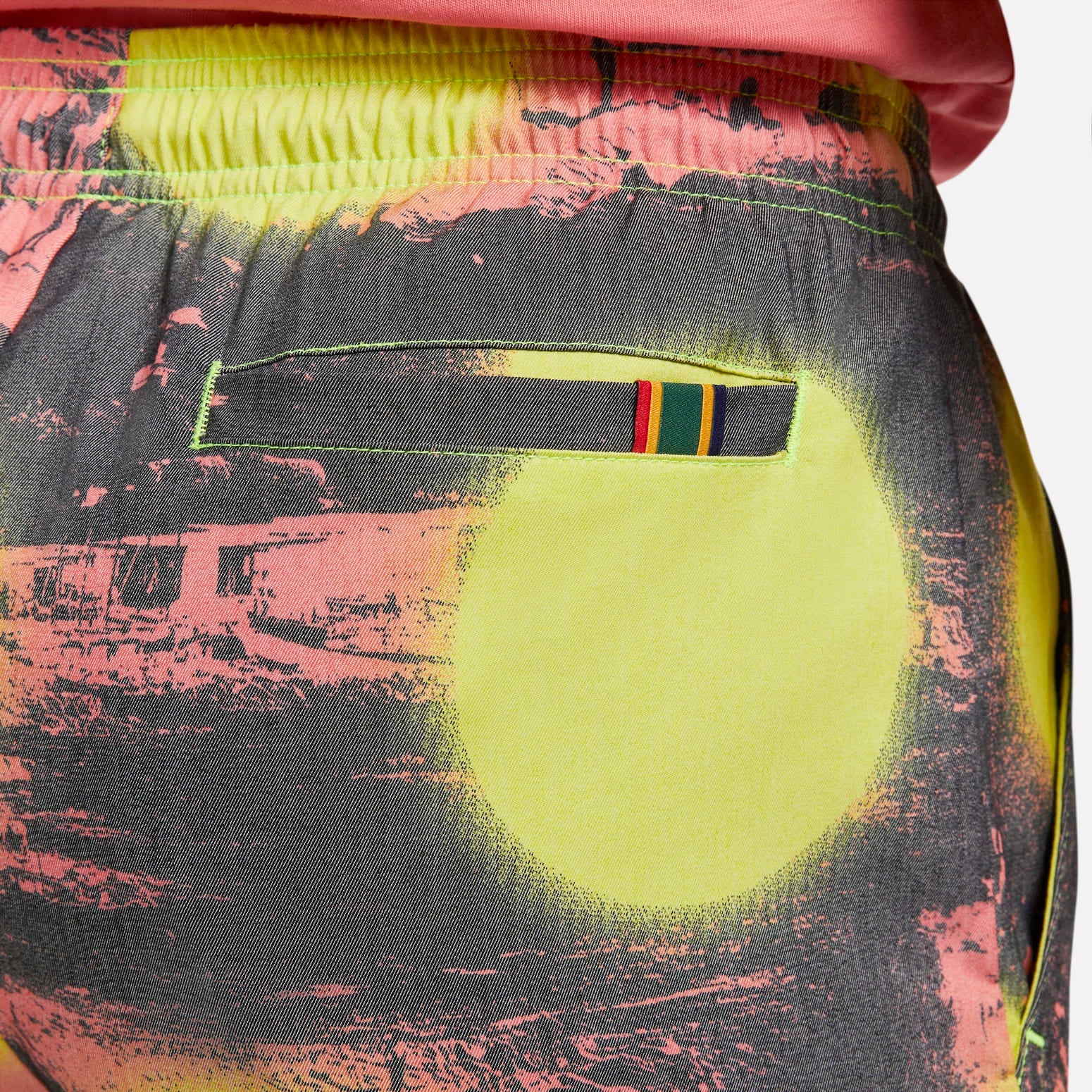 Nike Dri-fit Printed Heritage Shorts 'Volt' DV9111-702