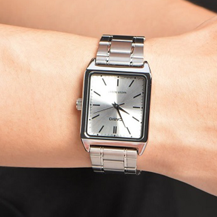 CASIO Waterproof Stainless Steel Strap Silver Analog LTP-V007D-7EUDF