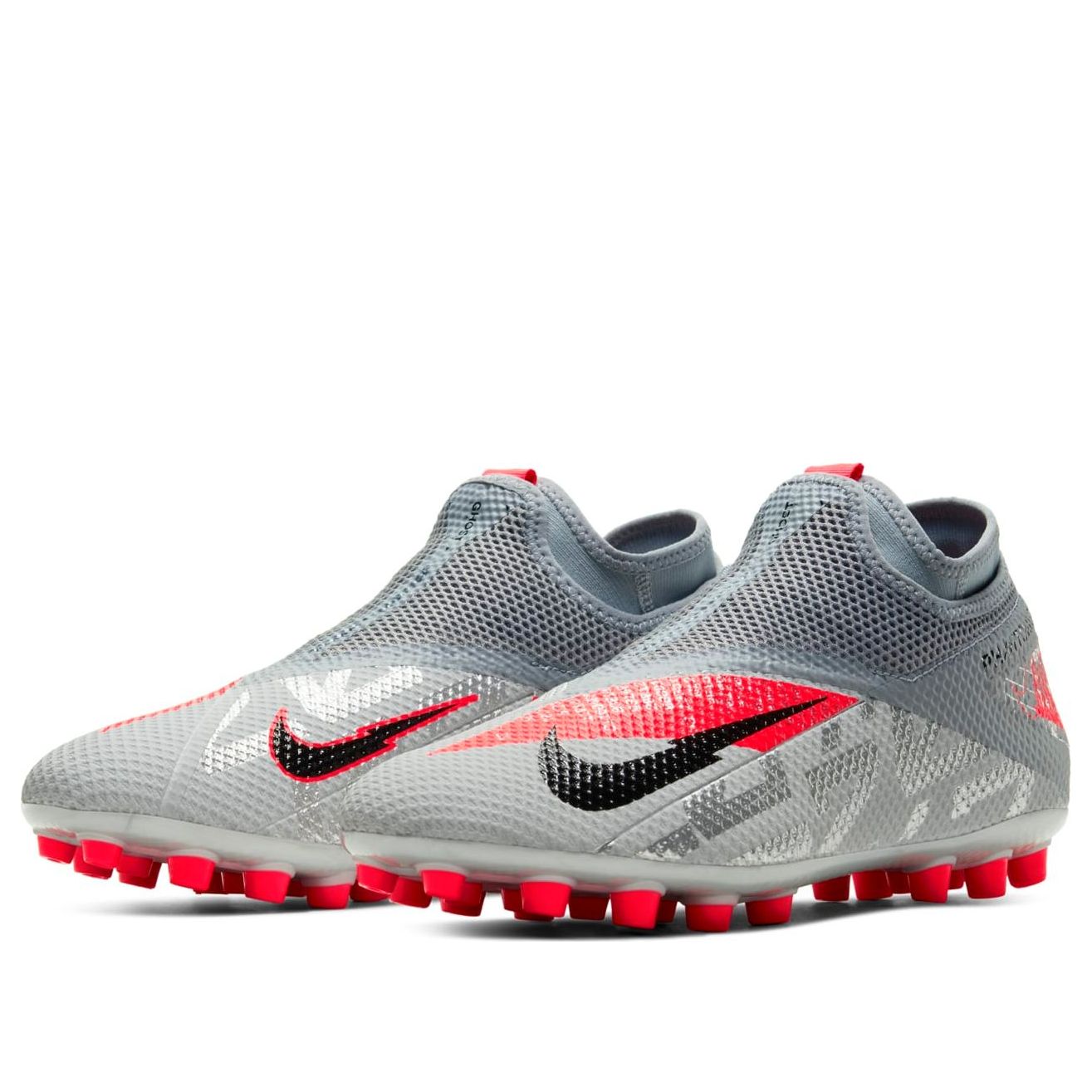 Nike Phantom Vision 2 Academy DF AG 'Grey Red' CD4155-906
