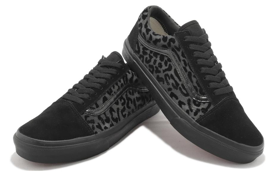 Vans Old Skool Leopard Skate 'Black' 6301370002