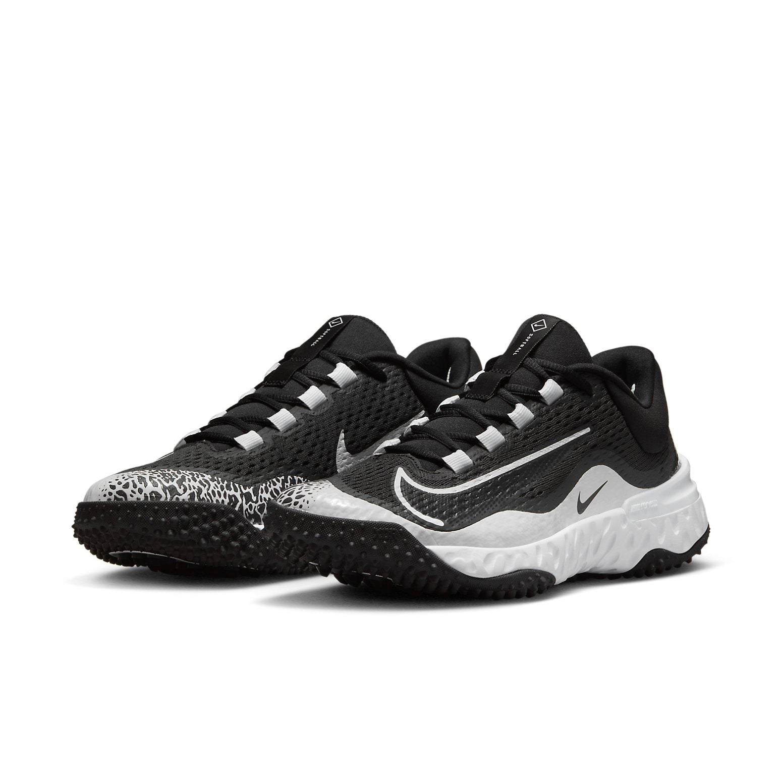 (WMNS) Nike Alpha Huarache Elite 4 TF 'Black Dark Smoke Grey' DV0496-010