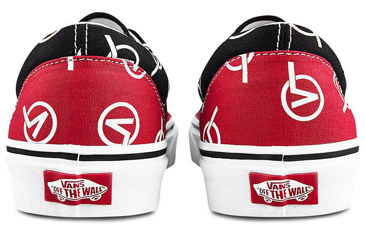 Vans Classic Slip-On Vlogo 'Black Red' VN0A4BV417B