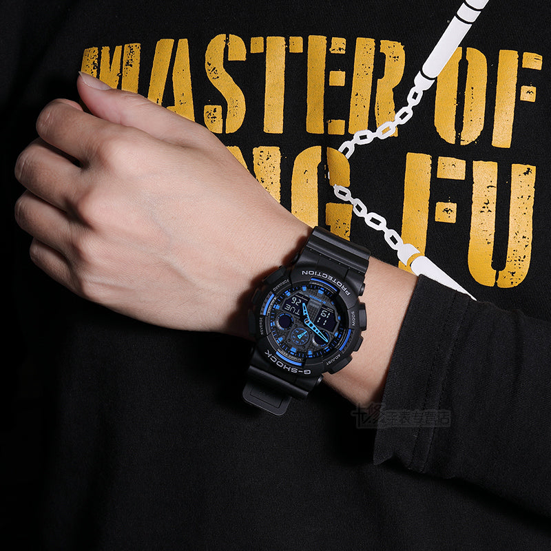 CASIO G-Shock Analog-Digital 'Black' GA-100-1A2