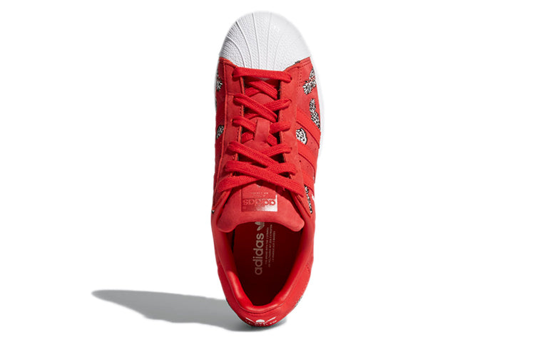 (WMNS) adidas Originals Superstar 'Red White' B28040