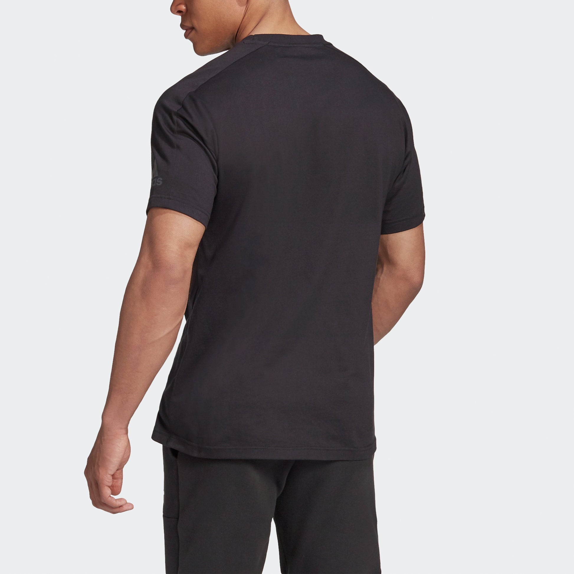 adidas Ab Graphic logo Printing Sports Short Sleeve Black FS0706