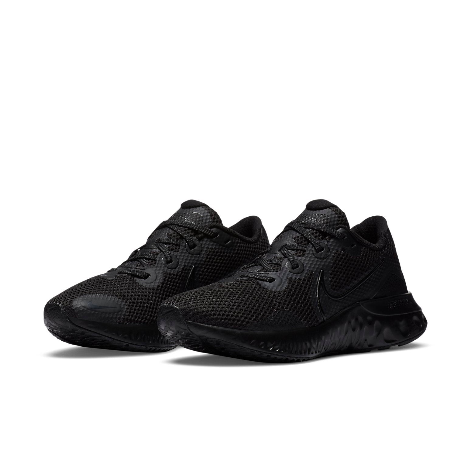 (WMNS) Nike Renew Run 'Triple Black' CK6360-010