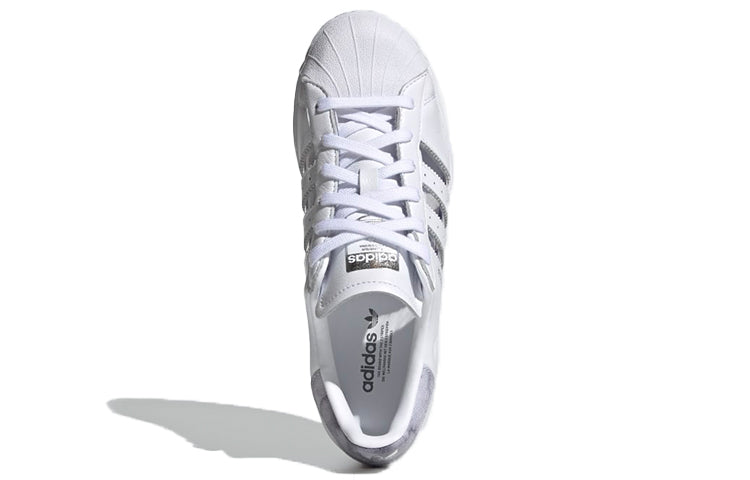 (WMNS) adidas originals Superstar 'White Gray Purple' FX6069
