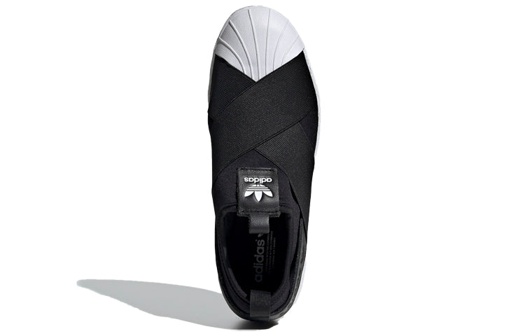 (WMNS) adidas originals Superstar Slip-on 'White Black' EW2053