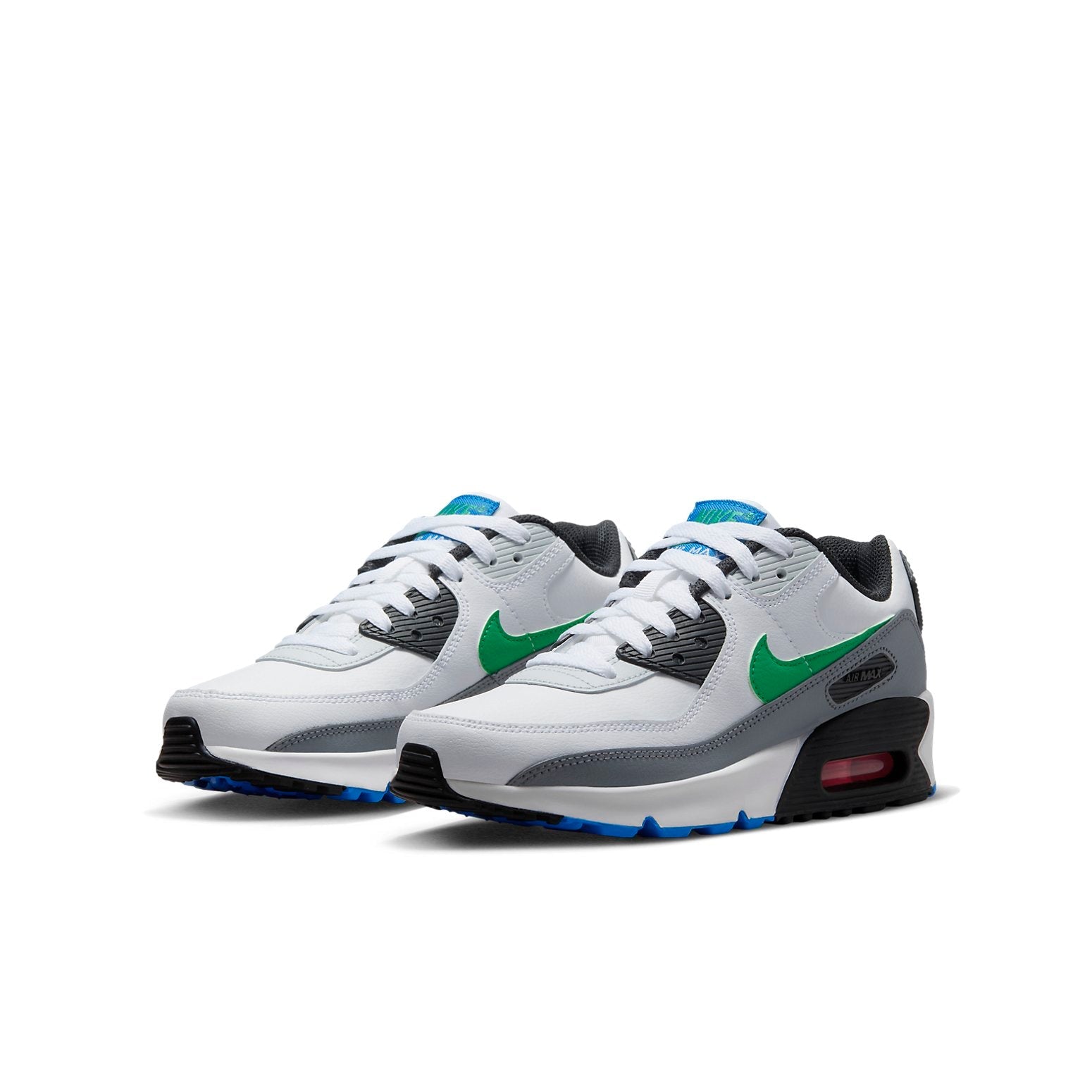 (GS) Nike Air Max 90 LTR 'White Cool Grey Green' DV3607-102