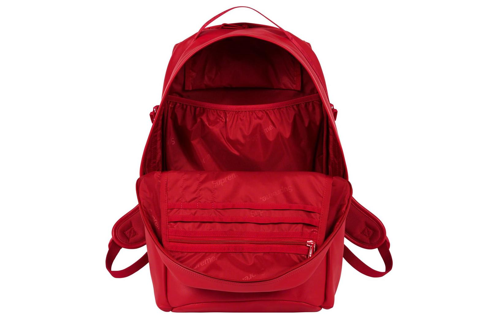 Supreme FW23 Leather Bag 'Red' SUP-FW23-0829