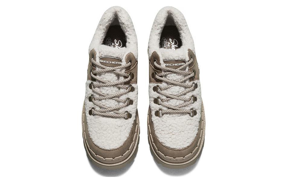 (WMNS) Skechers Casual High Platform Shoes 'Brown White' 167902-BRNT