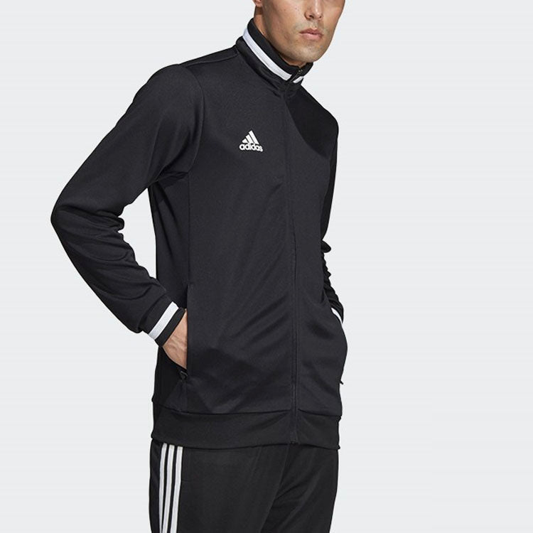 adidas Zipper Casual Sports Jacket Black DW6849