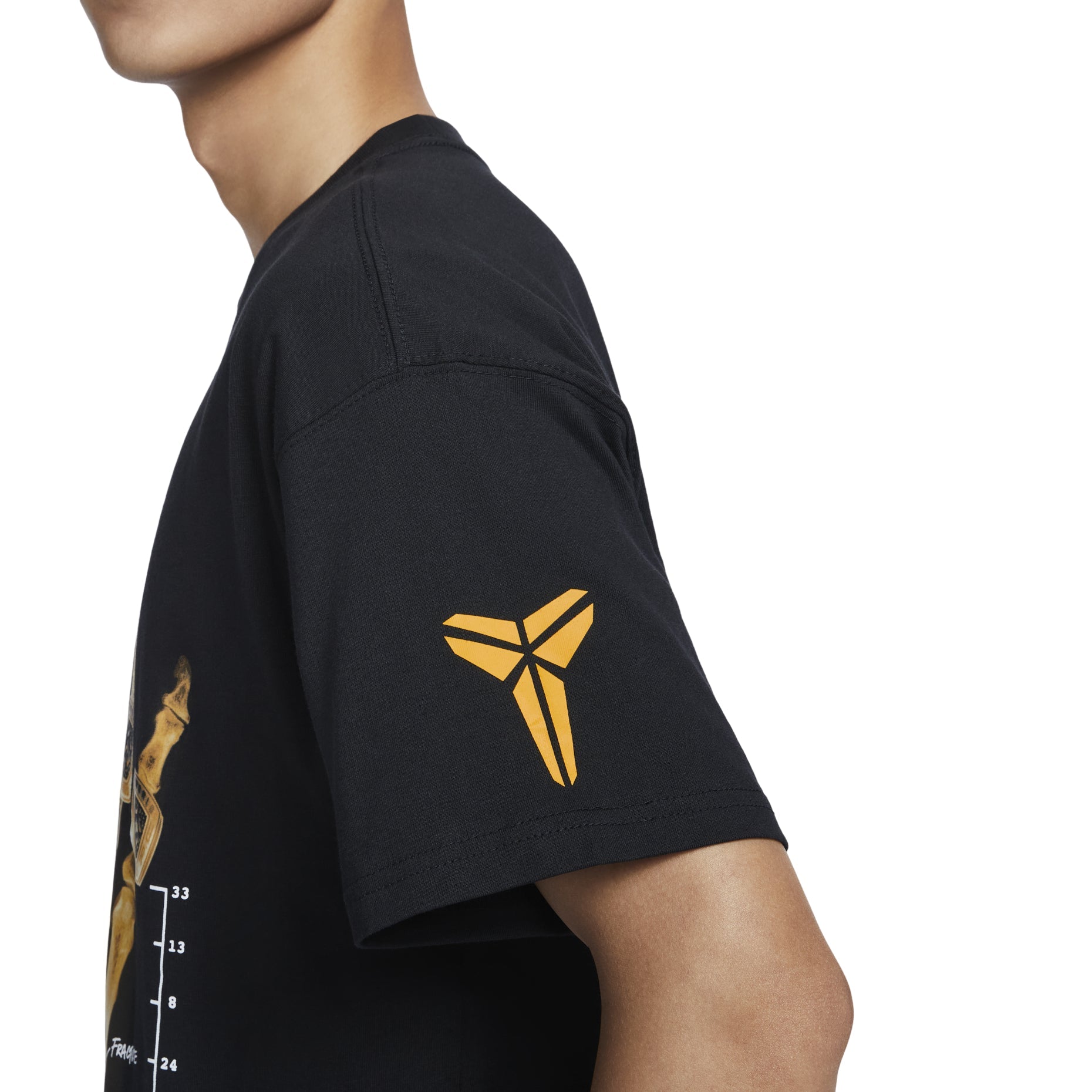Nike Kobe T-shirt Asia Sizing 'X-Ray Black' HV6695-010